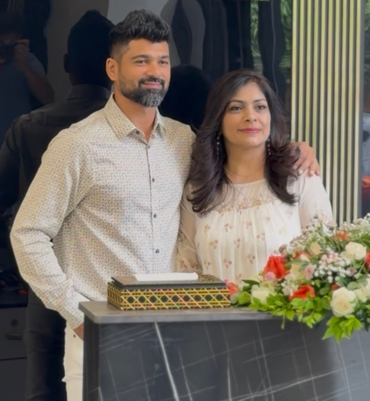 Laura Salon founders Mr. Leo Alphons and Mrs. Shijo Leo